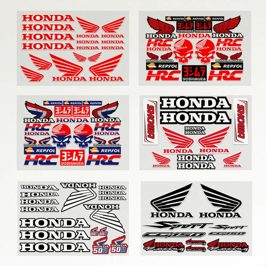 Adesivos para Moto, Carro, Janelas, Capacete, Laptop, Paredes - Decalque de Vinil para Tuning Automotivo