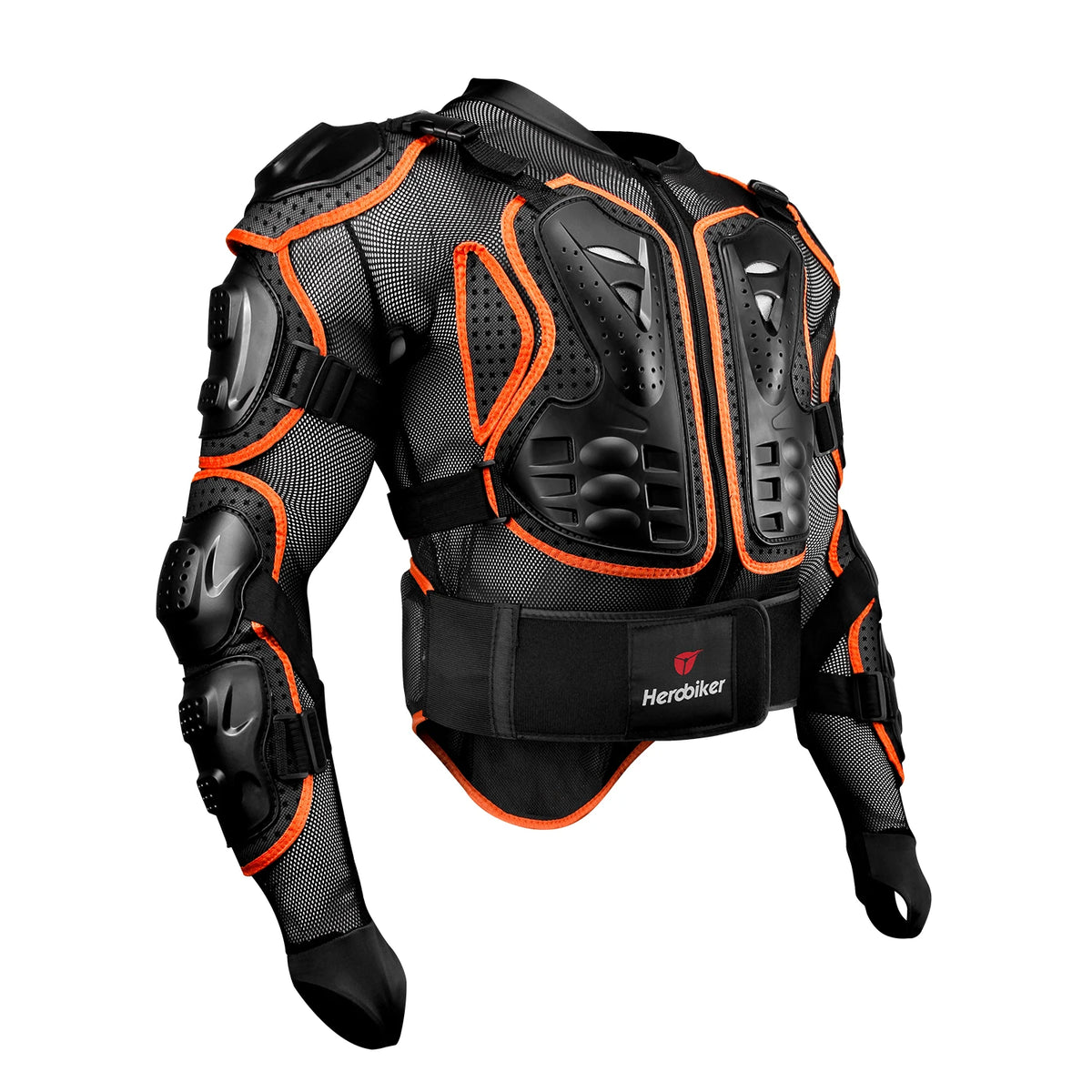 Herobiker jaqueta de motocross para homens, armadura corporal, equitação proteção, Bike Riding, S-5XL