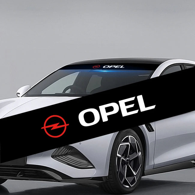 Pára-brisa do carro viseira de sol tira adesivos para evitar luz solar direta para opel insignia astra antara meriva zafira h g corsa