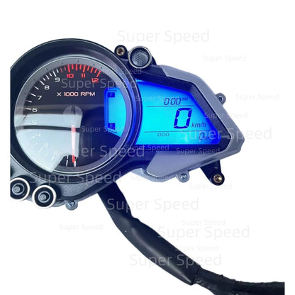 Medidor digital led velocímetro medidor odômetro da motocicleta para bajaj pulsar 200 rs dt402408