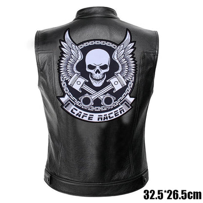 Patches Bordados Grandes para Costurar ou Termocolantes em Couro, Jeans, Roupas, DIY, Motocicleta, Biker, Punk