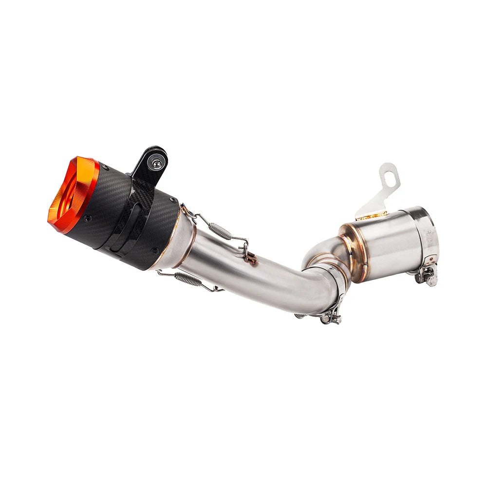 Para duke 125 250 390 aventura rc390 2020 - 2023 sistema de escape da motocicleta modificado silenciador moto 51mm