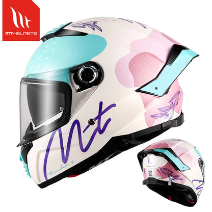 Capacete de Motocicleta MT Thunder 4 SV Original Espanhol, Capacete Integral com Lente Dupla, Certificação ECE DOT, Capacetes para Moto