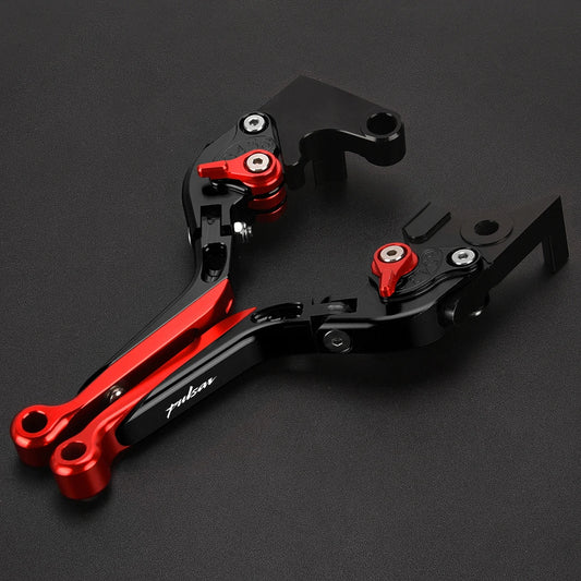 Acessórios para motocicletas, alavancas de freio e embreagem dobráveis e extensíveis ajustáveis, alça para bajaj pulsar 200 ns/as/rs/dominar 400 200ns