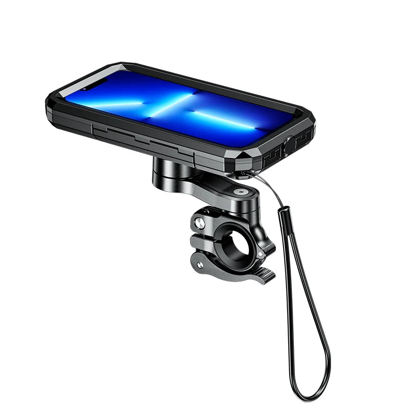 Waterproof Phone Case para bicicleta e motocicleta, celular Mount Bag, moto, scooter, suporte do telefone, guidão, espelho retrovisor, 3 a 8"