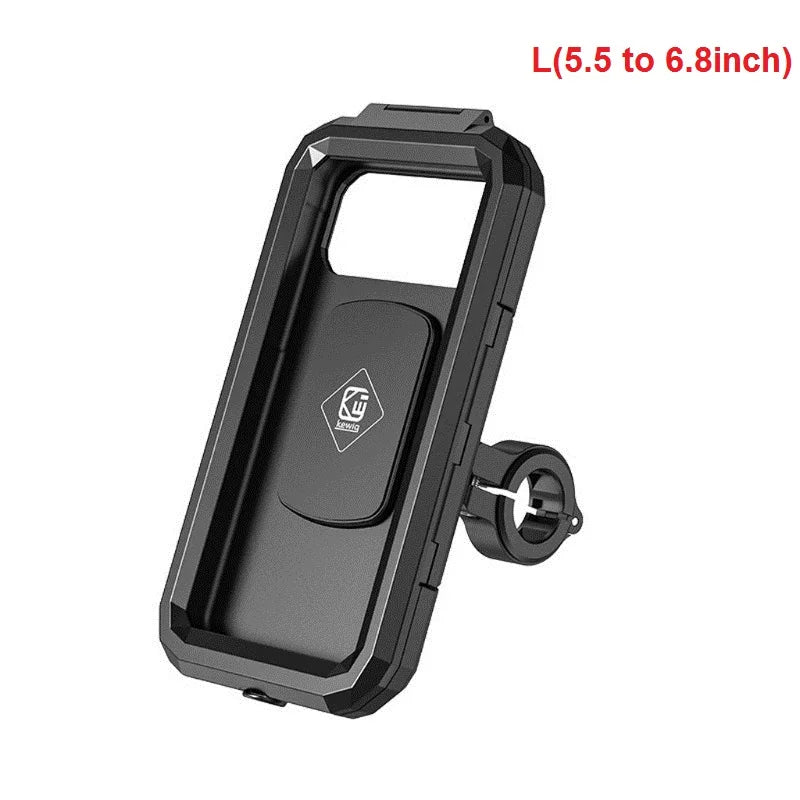 Waterproof Phone Case para bicicleta e motocicleta, celular Mount Bag, moto, scooter, suporte do telefone, guidão, espelho retrovisor, 3 a 8"