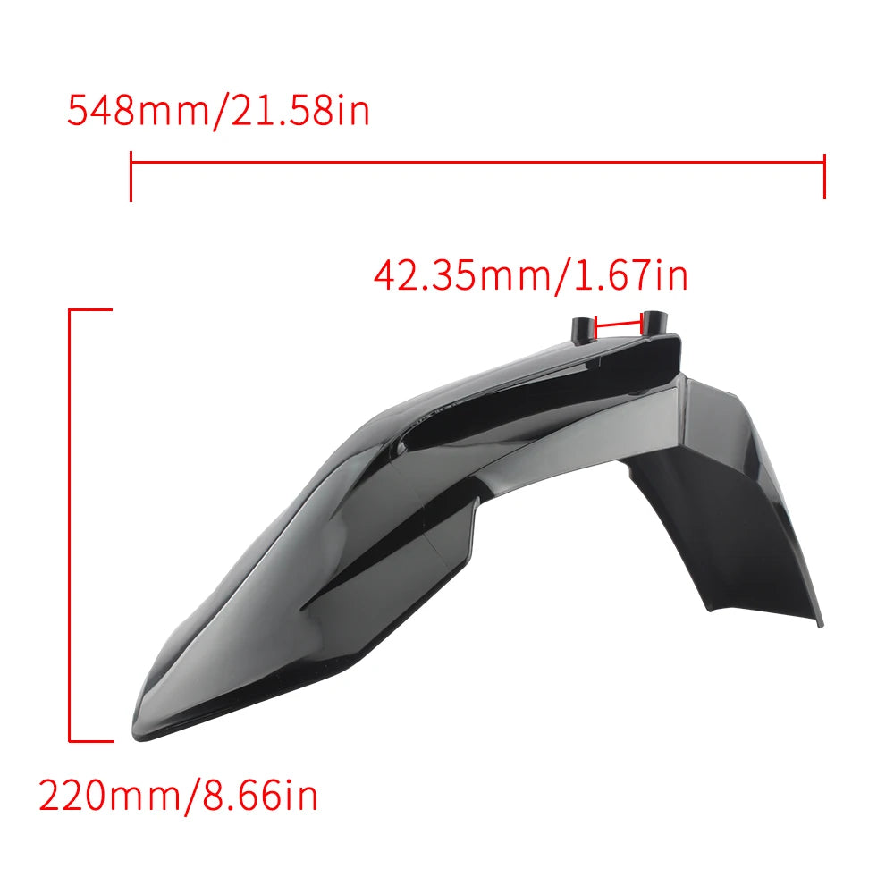 Para-lamas dianteiro para motocicleta, para ktm 65, motocross, enduro, sx, xc, exc, sxf, xcw 2018 a 2023, supermoto, dirt bike