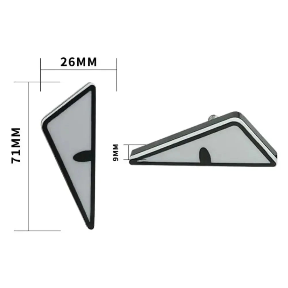 2Pcs LED Devil Eyes Light Demon Eyes Headlight Motorcycle Mini Turn Signal Flasher Tail Lamp Auto Decoration Lights Accessories