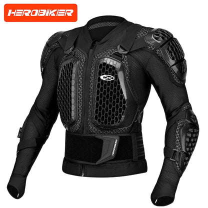 Nova jaqueta de armadura de motocross fora de estrada equipamento de proteção de motocicleta anti acidente peito volta estofamento calças jaqueta de moto ce certificado