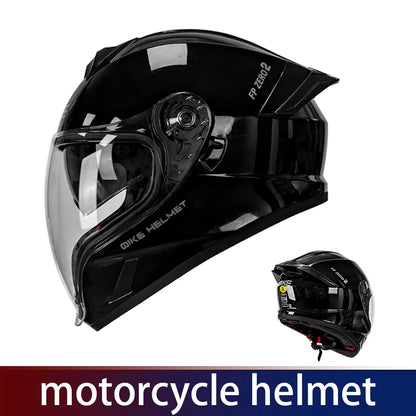 Capacete para Motocicleta, Capacete Aberto, com Viseira Dupla para Homens e Mulheres, Capacete de Inverno para Todas as Condições Climáticas, Certificação 3C e DOT
