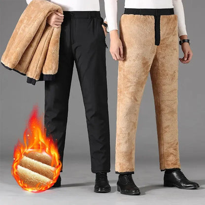 Conjunto de Esqui e Snowboard Masculino de Inverno: Jaqueta e Calça de Fleece Grossas, Quentes, Impermeáveis e à Prova de Vento