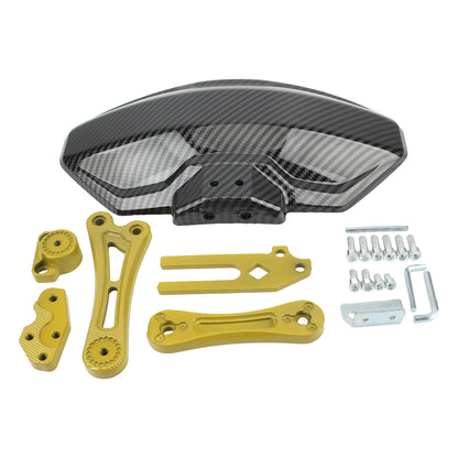 Para-lamas universal para roda traseira, liga de alumínio ajustável para motocicleta, para yamaha, honda, kawasaki, suzuki, cfmoto acima e mais