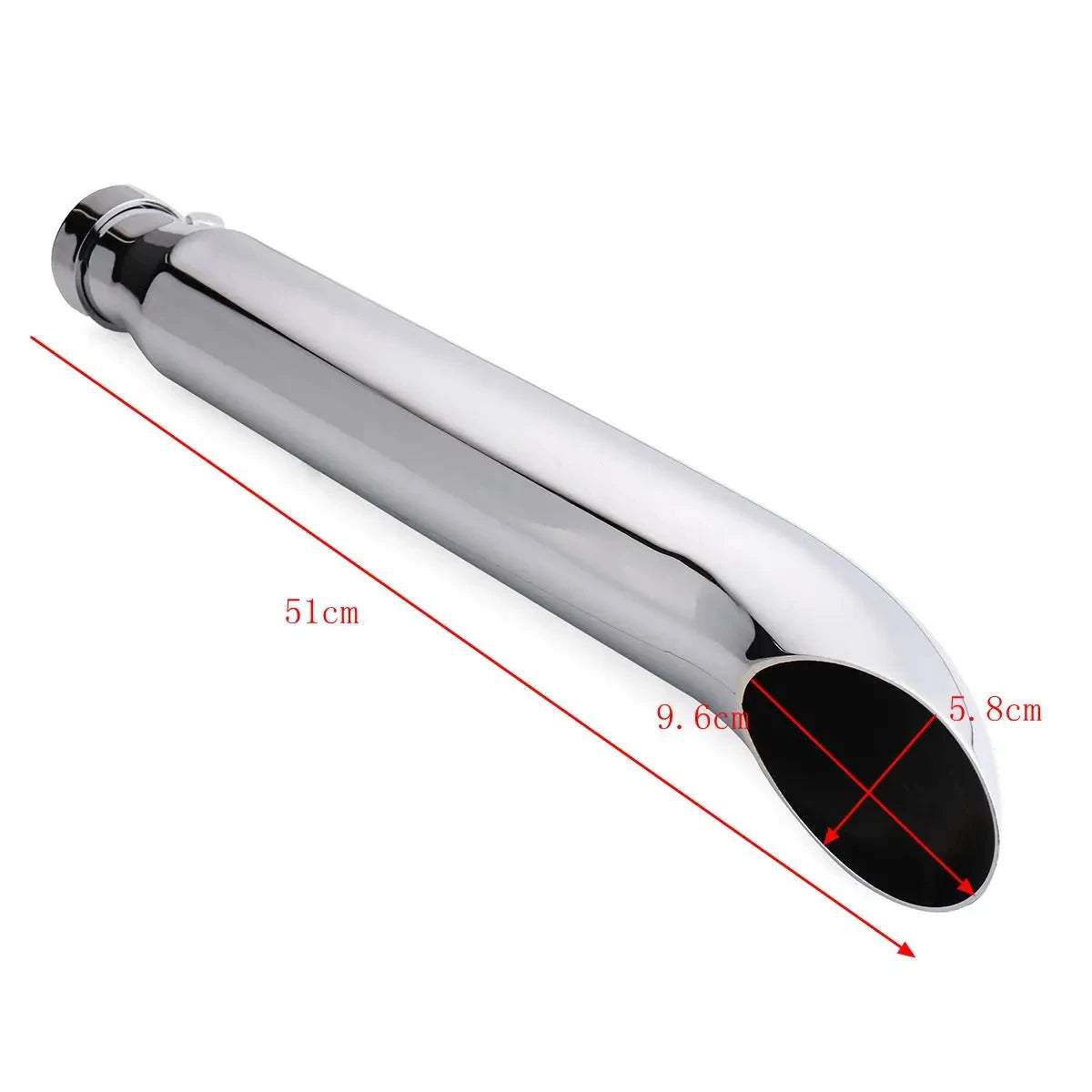 Silenciador de escapamento universal para motocicleta, retrô, vintage, clássico, galvanoplastia, escape moto para cg125 sr400 cb500 vt500 cm300 500 cafe