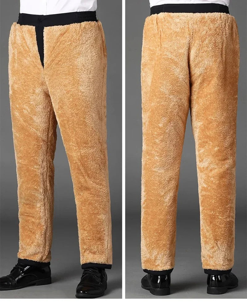 Conjunto de Esqui e Snowboard Masculino de Inverno: Jaqueta e Calça de Fleece Grossas, Quentes, Impermeáveis e à Prova de Vento