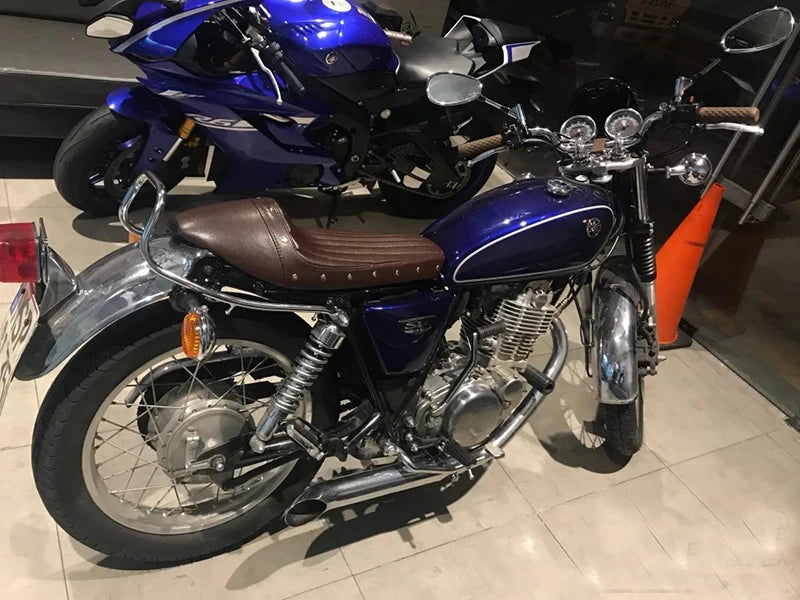 Silenciador de escapamento universal para motocicleta, retrô, vintage, clássico, galvanoplastia, escape moto para cg125 sr400 cb500 vt500 cm300 500 cafe