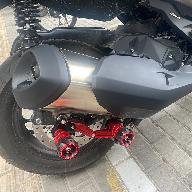 Chekis acessórios genuínos para motocicleta, adequados para yamaha nmax125/155 xmax250/300 nvx155 aerox155, tubo de escape modificado, bastão anti-queda, proteção de bola anticolisão