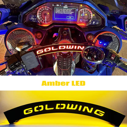 Goldwing 1800 goldwing1800 novos acessórios refletor dianteiro da motocicleta luzes led caixa lateral traseira refletor para honda gl1800 2018-