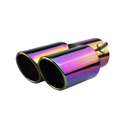 Modificação de escapamento automotivo, modificação universal de tubo de escape, decoração de capa de escapamento, capa de escapamento traseira