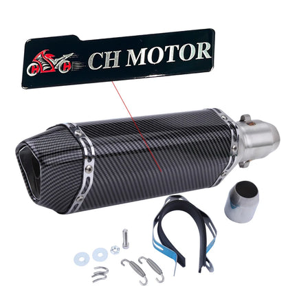 Escorregar em 38-51mm universal escape da motocicleta para motos de alta qualidade para atv bicicleta de rua peças de reposição da motocicleta