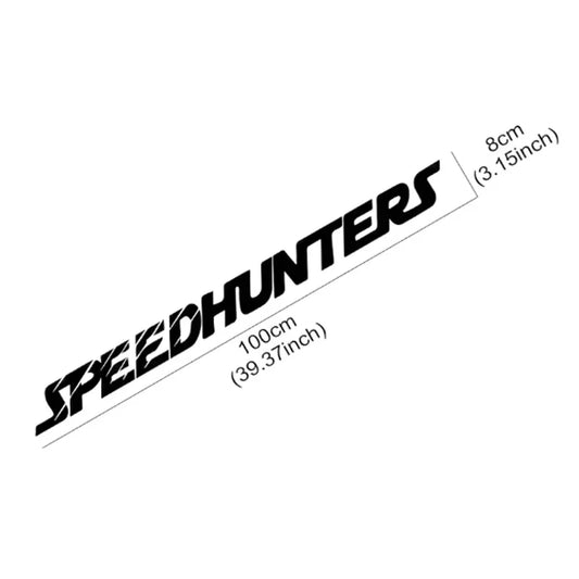 Adesivo Criativo Speedhunters para Para-brisa de Carro, Decoração Lateral de Vinil para Janela de Carro, Decalque para Carroceria, Acessórios de Tuning para Motocicletas