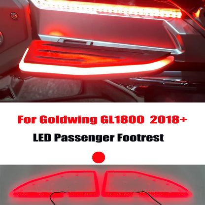 Goldwing 1800 goldwing1800 novos acessórios refletor dianteiro da motocicleta luzes led caixa lateral traseira refletor para honda gl1800 2018-