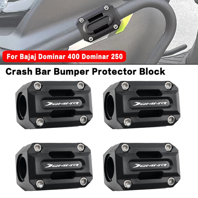 Novo para bajaj dominar 400 dominar 250 acessórios da motocicleta guarda motor pára-choques proteção guarnição bloco