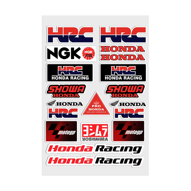 Adesivos para Moto, Carro, Janelas, Capacete, Laptop, Paredes - Decalque de Vinil para Tuning Automotivo