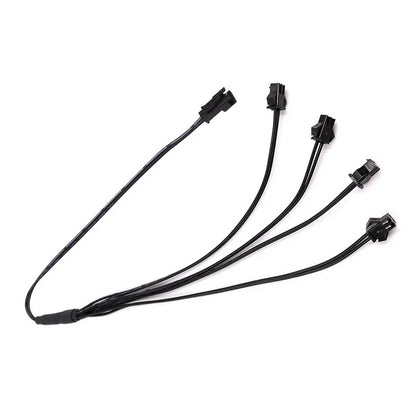 1m 3m 5m brilho el fio cabo de néon para festa de dança de natal trajes diy luz iluminada multicolorida aa bateria lâmpada tira led