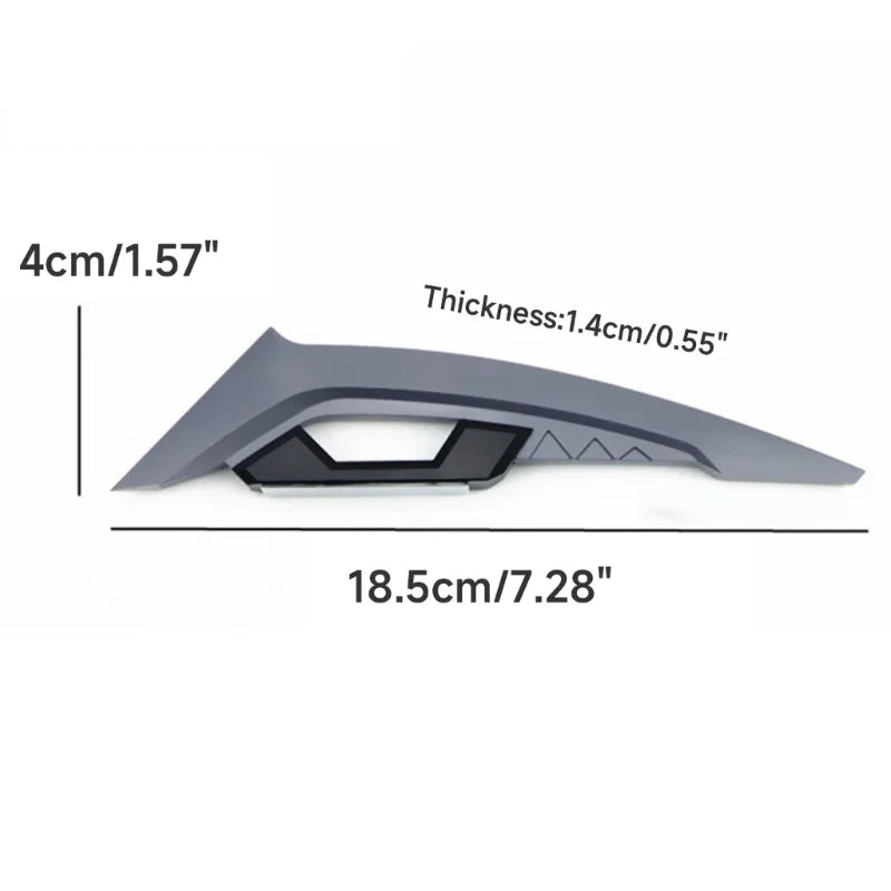 Spoiler lateral dianteiro para motocicleta, conjunto de asas aerodinâmicas para vespa yamaha, acessórios universais para moto