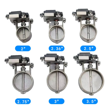 Válvula de controle de exaustão elétrica, baixa pressão, Catback Downpipe, 2 ", 2.25", 2.5 ", 2.75", 3"