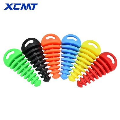 Protetor de Escapamento para Motocicleta, Conjunto de Plugues para Tubo de Escape para KTM Yamaha Husqvarna Dirt Pit Bike, Acessórios MOTO