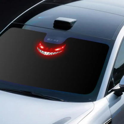 Luz de Advertência LED para Carro, Luz Solar de Olho de Demônio, Luz de Advertência Dinâmica com Efeito de Flash, Luzes de Sinalização de Segurança Universal para Veículos