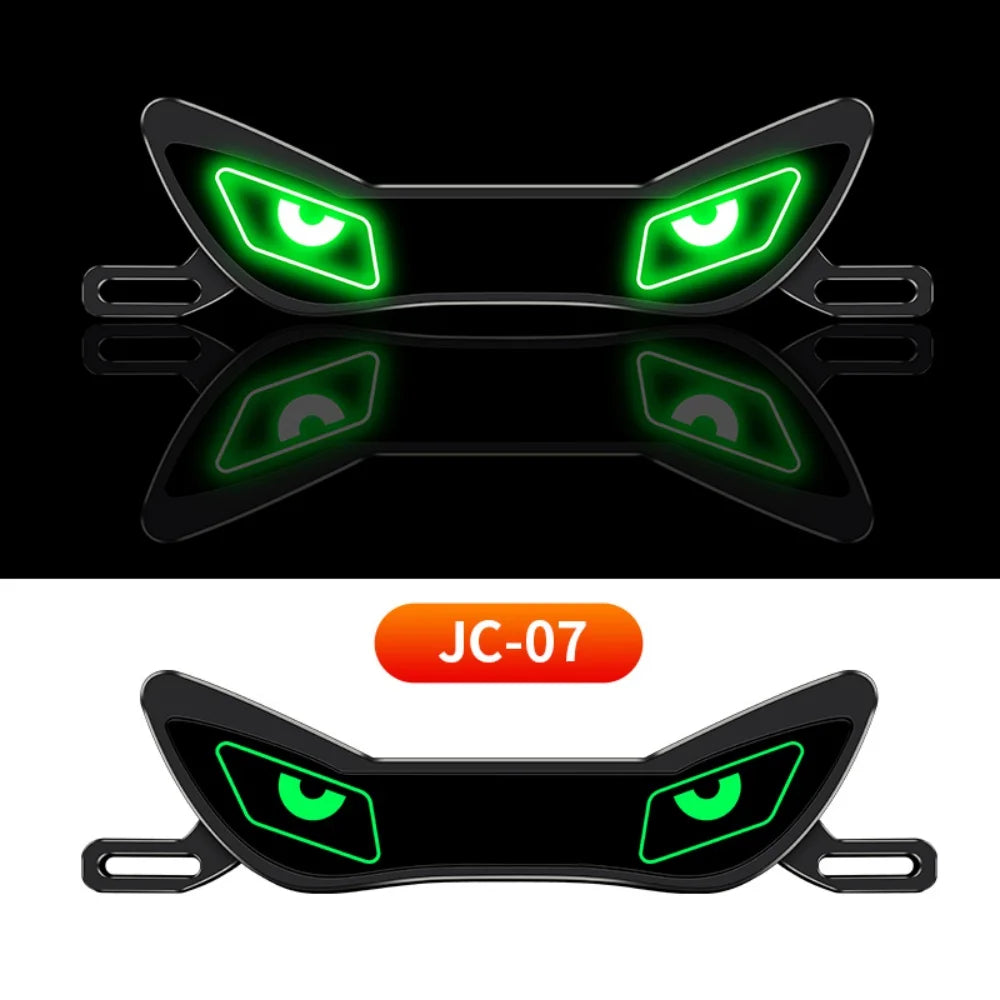 Luz LED Multifuncional à Prova d'Água, Luzes Coloridas, Decoração Modificada para Motocicletas, Luz Traseira Universal para Placa de Motocicleta