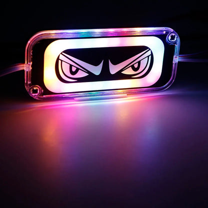 1pcs RGB Led Módulo de mau olhado Demon Eye Strobe Luz de advertência piscando lâmpada de emergência