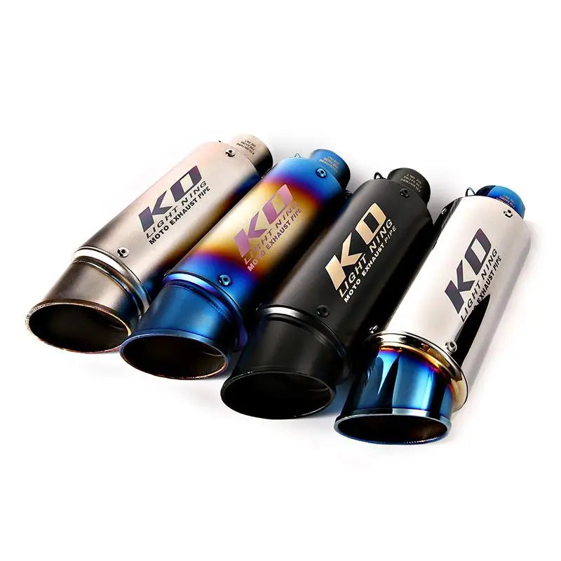 Tubo de escape para motocicleta CFMOTO, aço inoxidável, deslizamento, DB Killer removível, Escape Mid Link, DB Killer, 51mm, 2022 a 2024