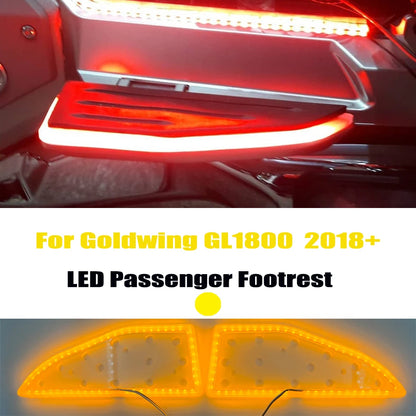 Goldwing 1800 goldwing1800 novos acessórios refletor dianteiro da motocicleta luzes led caixa lateral traseira refletor para honda gl1800 2018-