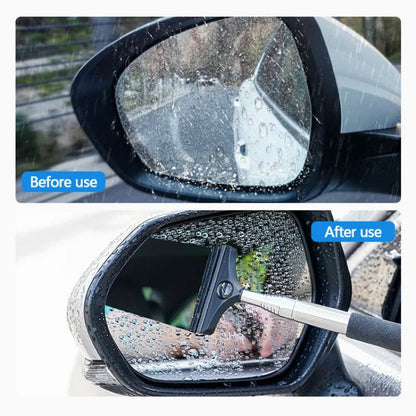 Limpador de Espelho Retrovisor de Carro Telescópico para Dias Chuvosos, Ferramenta Portátil de Limpeza de Vidros Automotivos