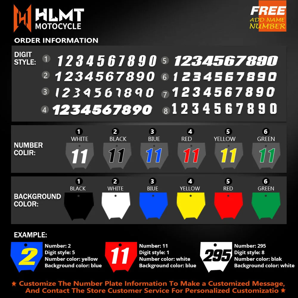 Kits de adesivos gráficos para motocicletas, decoração personalizada com número e nome para BETA RR 50 2011 2012 2013 2014 2015-2020