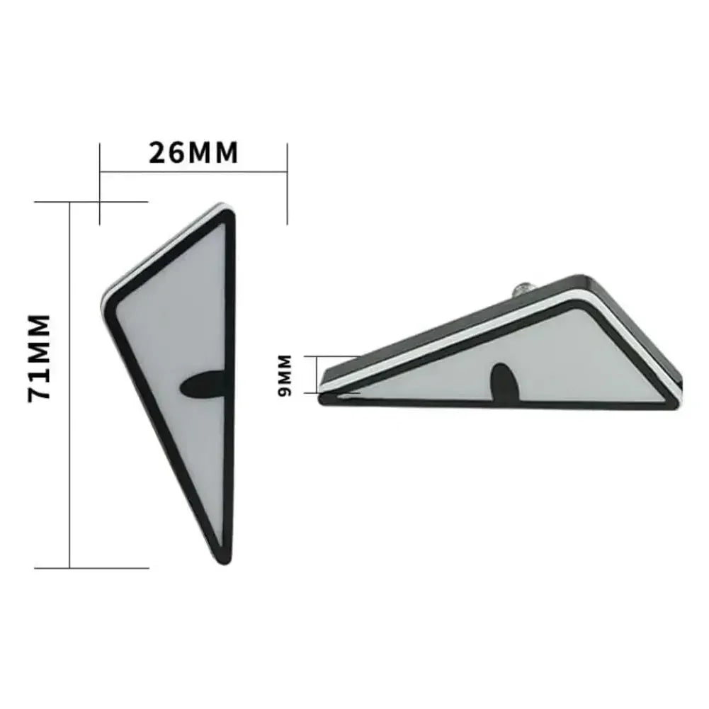 2pcs LED Devil's Eye License plate light Headlight For Car Motorcycl Universal Modified Decoration single light car Accessories