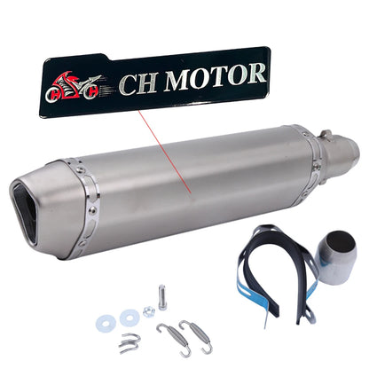 Escorregar em 38-51mm universal escape da motocicleta para motos de alta qualidade para atv bicicleta de rua peças de reposição da motocicleta