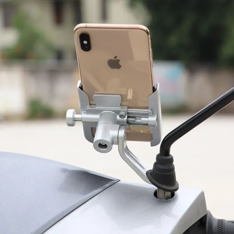 Suporte de Guidão CNC para Espelho, Celular e GPS para Motocicletas Bajaj Pulsar N160 RS200 NS200 NS160 NS125 Pulsar 150
