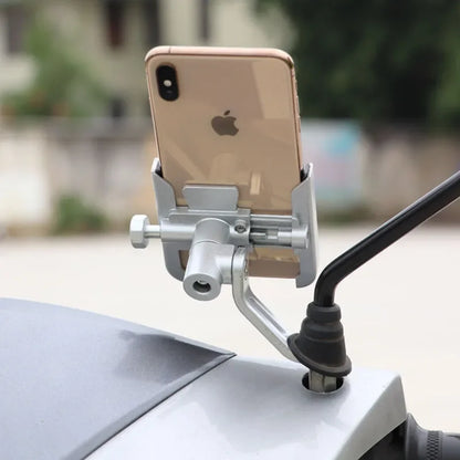 Suporte de Guidão CNC para Espelho, Celular e GPS para Motocicletas Bajaj Pulsar N160 RS200 NS200 NS160 NS125 Pulsar 150