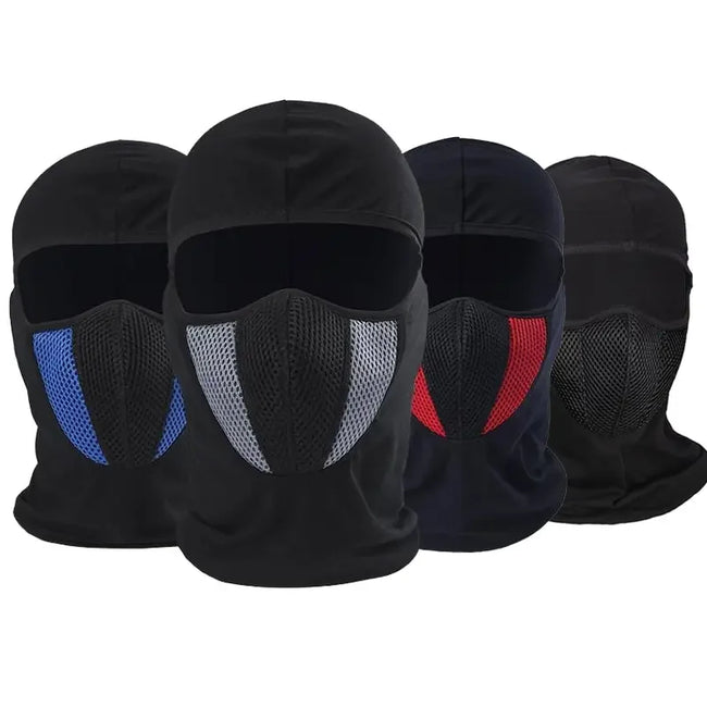 Máscara facial completa ciclismo à prova de vento chapelaria motocicleta balaclava respirável esportes ao ar livre masculino cs máscara cabeça capa chapéu