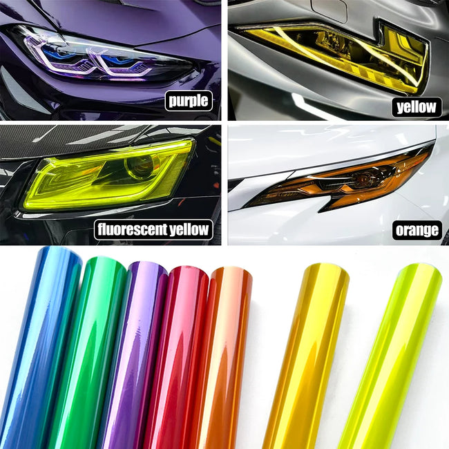 Filme de pvc de fumaça preta transparente brilhante 30x60/100/120cm farol lanterna traseira envoltório capa filme adesivo filme blindado de carro