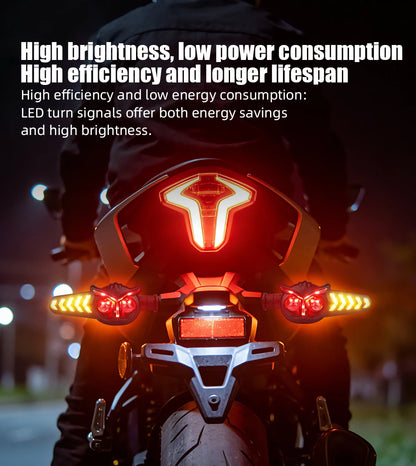 Luz de Sinalização LED para Motocicleta 2PCS 12V 24V, Lâmpada Indicadora de Pisca Segura, Lâmpada de Freio Traseira, Lâmpada Decorativa DRL para YAMAHA Honda