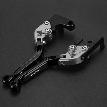 Acessórios para motocicletas, alavancas de freio e embreagem dobráveis e extensíveis ajustáveis, alça para bajaj pulsar 200 ns/as/rs/dominar 400 200ns