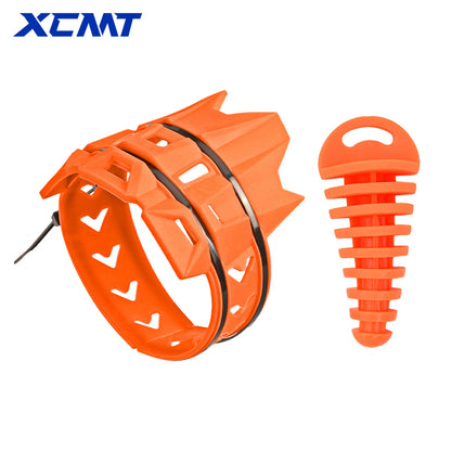 Protetor de Escapamento para Motocicleta, Conjunto de Plugues para Tubo de Escape para KTM Yamaha Husqvarna Dirt Pit Bike, Acessórios MOTO