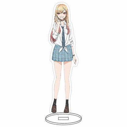 16CM Anime My Dress-Up Darling Marin Kitagawa Sajuna Inui Sajuna Inui Wakana Gojo Figura de Acrílico com Suporte, Ornamentos Cos, Presentes