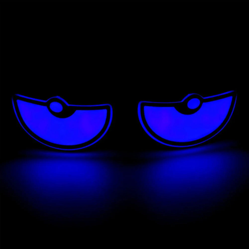 2PCS Motorbike Triangle Devil's Eye Pair Flash Light Modification Winking Eye Animation Led Display Motorbike Accessories