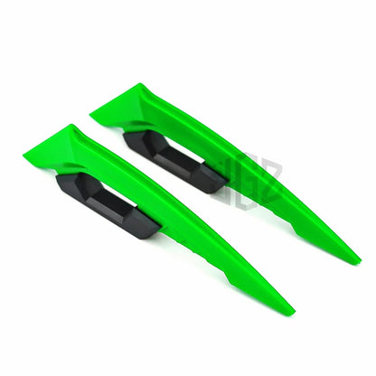 Spoiler lateral dianteiro para motocicleta, conjunto de asas aerodinâmicas para vespa yamaha, acessórios universais para moto
